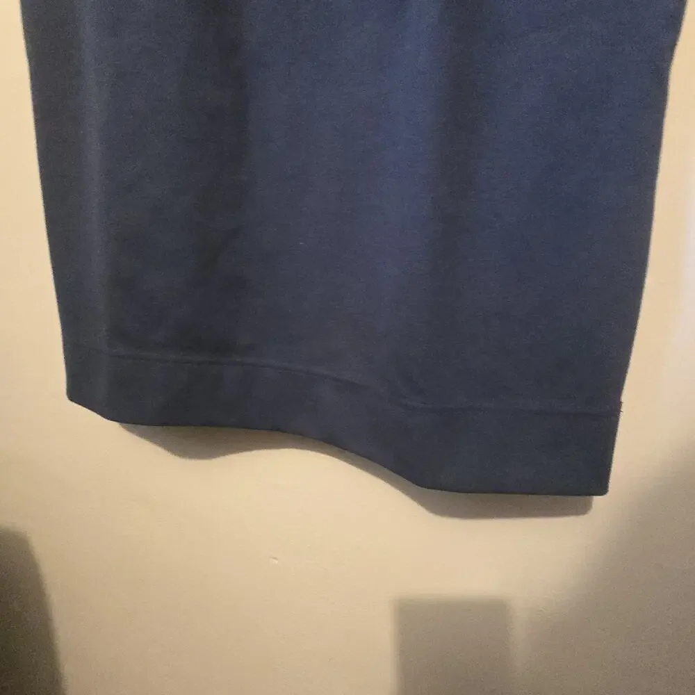 Banana Republic NEW Sleeveless Dress Womens MED Stretch Blue Preppy Business $69 - Picture 3 of 13